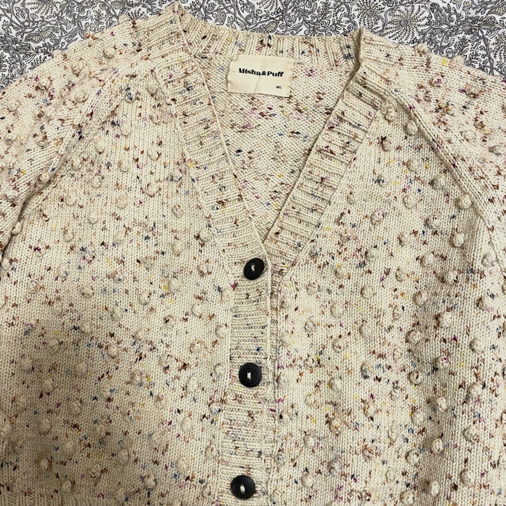 Misha and Puff Confetti cardigan